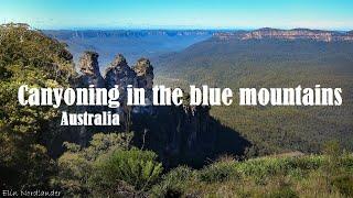 Canyoning in the blue mountains