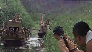 【Full Movie】Japs massacre in village, but a village girl, skilled in water warfare, eliminates Japs.