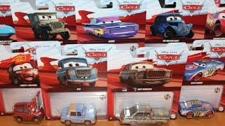 Mattel Disney Cars 2022 Case D Unboxing Andy Vaporlock Otis Hot Rod River Scott Ramone Sarge McQueen