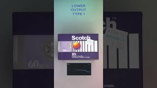 Cassette shootout. (Difference between type 1 & type 2) #casette #taperecording