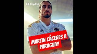 Martín Cáceres a Paraguay #futbol #uruguay #paraguay #libertad #shorts #conmebol #latinoamerica