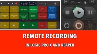 Turn your mobile device into a DAW controller in Logic Pro X and Reaper