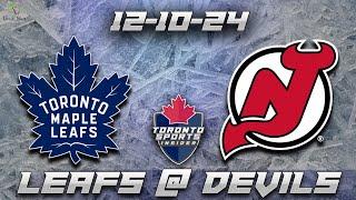 12-10-24 Toronto Maple Leafs vs New Jersey Devils Game Audio | NHL LIVE Gamecast & Chat