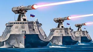 The Most Terrifying Weapon! NATO Naval Base Destroyed by Russian Laser Weapon - ARMA 3