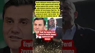 Özgür Özel Başkan Ferdi Zeyrek'in Elektrik Akımına Kapılmasıyla İlgili Konuştu #paraisletmecisi