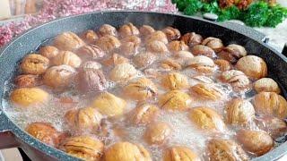 I THROW WALNUTS INTO BOILING WATER! THE WHOLE WORLD WILL BE CHASING BY THIS METHOD #dessertrecipe