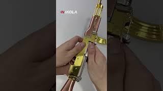 All alloy gold AK47 model gun