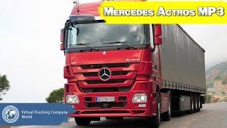 ETS 2  Mercedes Actros MP3 476л.с. VTC World - Multiplayer / Logitech G27 gameplay