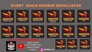 EVENT SQUAD KHUSUS EGOALLSTAR [CASTER MANG ODIH]