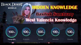 West Valencia Knowledge (Basilisk Sanctuary) - Black Desert Mobile