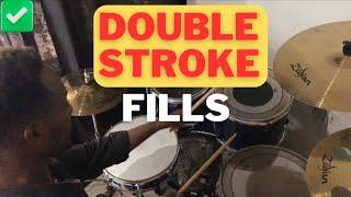 4 Double Stroke Roll FILLS that  Sounds Well - Drum Lessons.