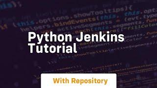 python jenkins tutorial