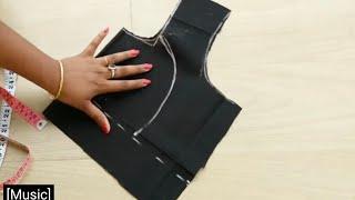 32"size katori blouse cutting and stitching