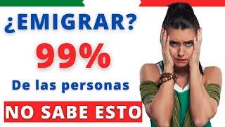 EMIGRAR EN FAMILIA: El 99% de los emigrantes NO saben ESTO