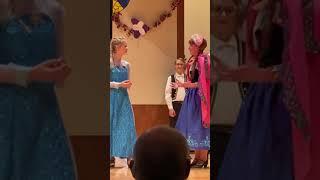 Elizabeth Birkner as Elsa in Frozen Jr