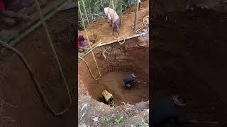 How to quickly dig a well without a machine.            #kinar #well #wellness  #wellnessjourney
