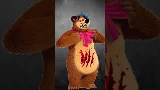 Masha And The Bear Scary Version #shorts #reallife #scary #mashaandthebear