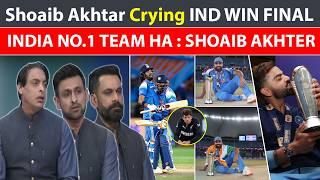 INDIA WIN CHAMPION TROPHY 2025 | PAK MEDIA AND CRICKET EXPERT SHOAIB AKHTER REACTION ON IND WIN