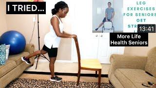 Trying More Life Health Seniors Full Body Workout For Seniors - 60 Minutes (Seated & Standing)