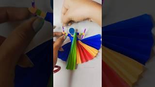 navratri garba doll| paper craft| diy dancing girl| dandiya dance #trending #ytshorts #navratri #diy