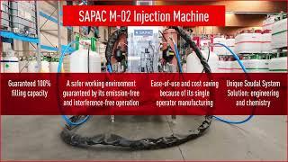 SAPAC M02 : 2 component polyurethane foam injection machine