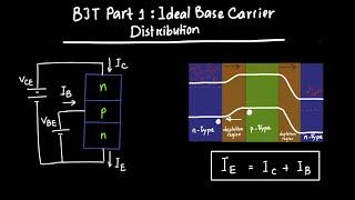 BJT Explained Part 1 - Ideal Base Carrier Distribution