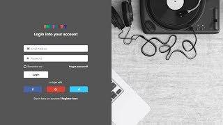 Responsive Login Form Using HTML CSS and Bootstrap