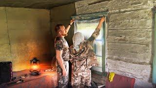Рыбалка в заброшенной деревне. Наводим уют с дочкой