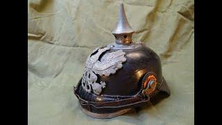 WW1 M1915 pickelhaube clean-up