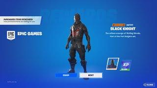 the black knight skin is back, but..