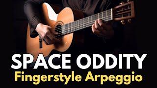  Fingerstyle Arpeggio Tab: "Space Oddity" by David Bowie (Full & Beginner Versions)