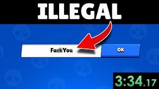 ILLEGAL Ban Speedrun! | Brawl Stars