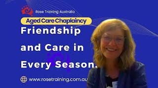 Aged Care Chaplaincy, a Friend to the Elderly.