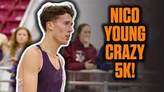 Nico Young With A CRAZY All-Time 5k At Last Chance Qualifier At BU 2025!