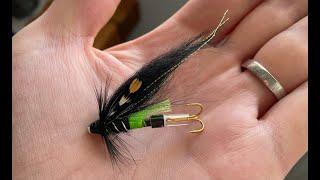 Fly tying ( Green Butt ) tube fly for salmon