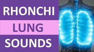 Rhonchi Lung Sounds Nursing NCLEX Review | Adventitious Lung Sounds