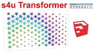 How to use s4u Transformer SketchUp Plugin