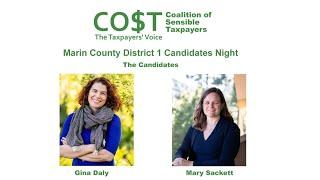 COST Marin County District 1 Candidates Night