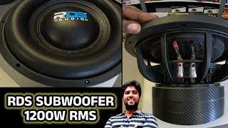 rds subwoofer | three magnets subwoofer| 1200 w RMS | SJ | #rds #subwoofer #heavyaudio