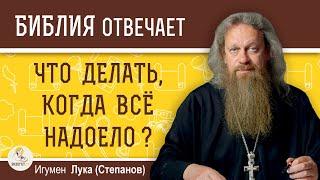 Что делать, когда ВСЁ НАДОЕЛО ? Игумен Лука (Степанов)