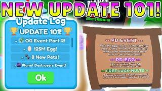   NEW 125M EGG! NEW UPDATE 101!  IN REBIRTH CHAMPIONS X! (ROBLOX)