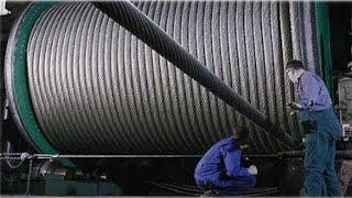 How Giant Steel Rope Slings Are Made. Rope Slings Splicing Technique & Amazing Production Process