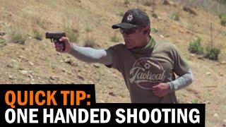 One-Handed Shooting Quick Tip with Tactical Hyve