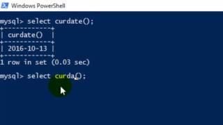 How to display current date and time in MySQL server