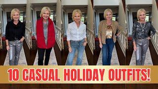 Holiday Fashion 2024: 10 Outfit Ideas for Women Over 50!