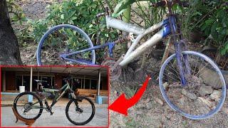 BIKE RESTORATION FROM WRECKAGE BICYCLE