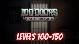 100 Doors - Escape from Prison | Levels 100-150 | Walkthrough