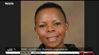 ANC confirms Zuma's expulsion