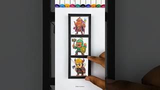 Italian brainrot Viking North Handmade Cardboard Piece Assemble Challenge New Ideas ️ #trend