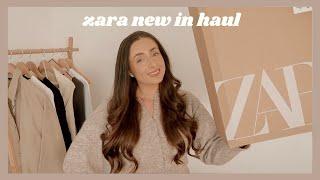 HUGE ZARA NEW IN HAUL  autumn winter 2024 try on | cosy outfit inspo